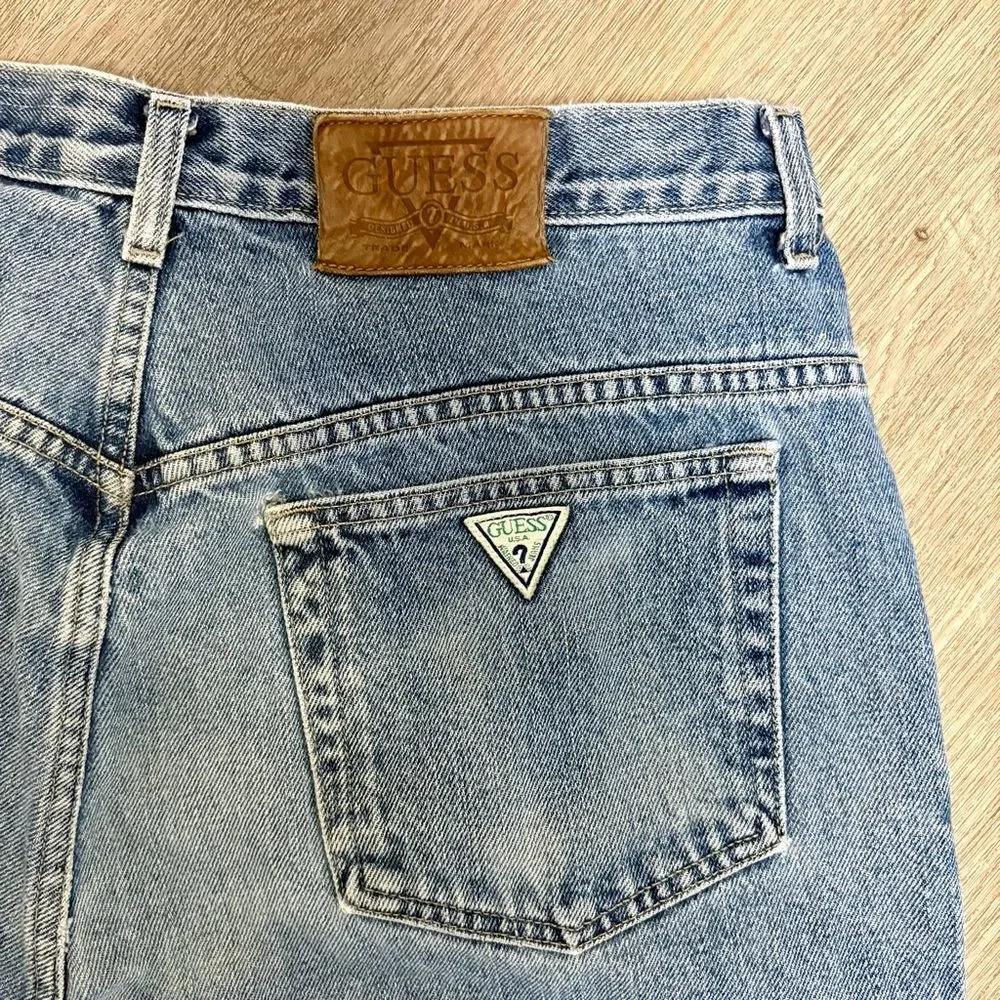 Vintage Guess Jeans Dual Button Tapered Leg 90s K3
